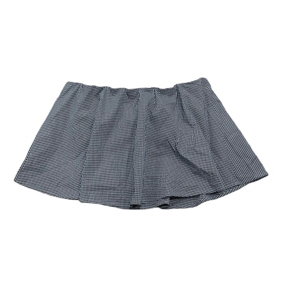 Aritzia Babaton Eckerd Strapless Blouse | Black & White Gingham | Size Large - Picture 6 of 10